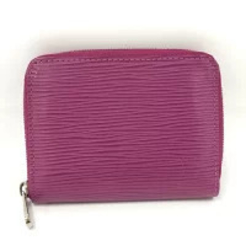LOUIS VUITTON Zippy Wallet Coin Case Epi Leather Fuschia Pink